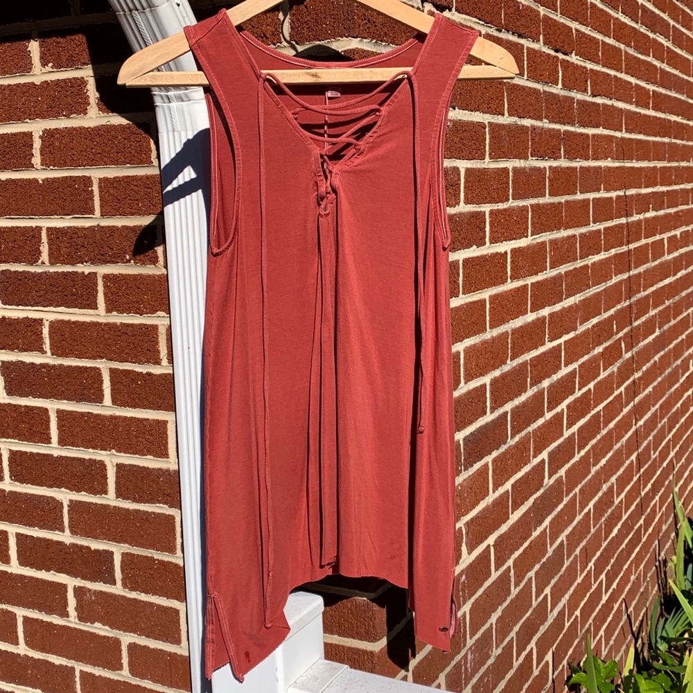 American Eagle Suede Tank Top - Picture 2 of 9